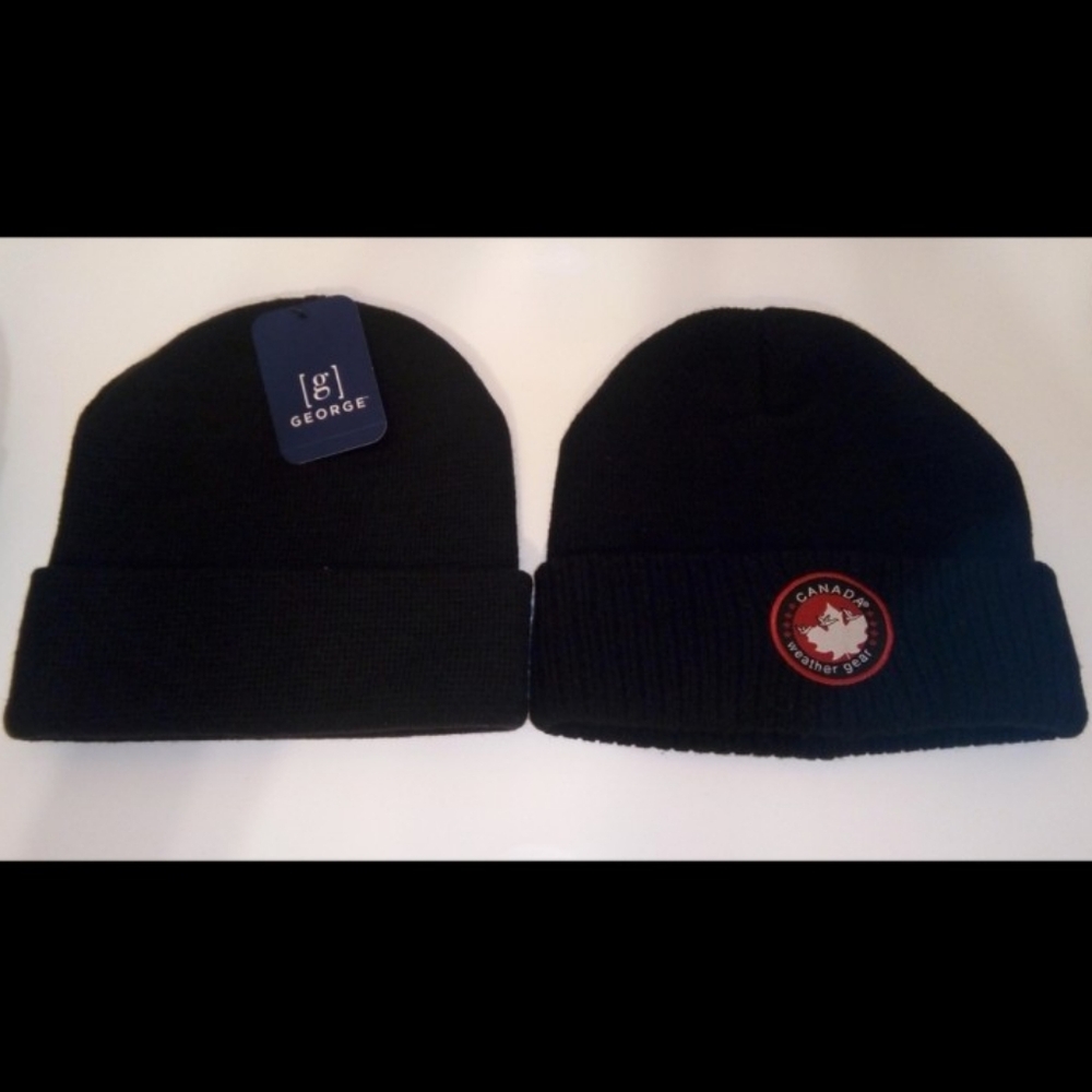 Canada Weather Gear and George Black Beanies